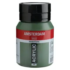 Amsterdam 500mL Standard Series Acrylic Paint 622 Olive Green Deep