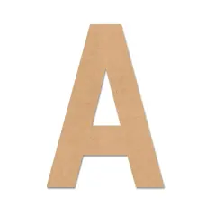 8" MDF Block Letter by Make Market&reg; A