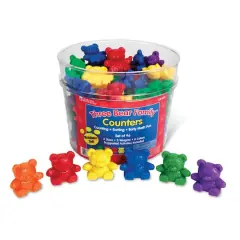 3 Sizes Bear Family&reg; Rainbow&trade; Counters Set, Pack of 96