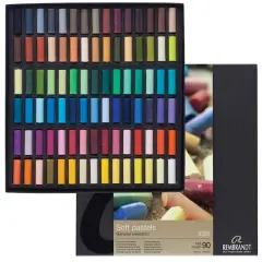 Rembrandt&reg; Pastel 90 Color Half Stick Set