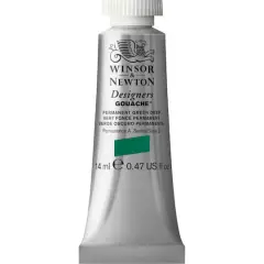 Winsor & Newton&reg; Designers Gouache Permanent Green Deep