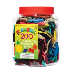 Dowling Magnets&reg; Foam Fun!&trade; Magnet Pattern Blocks, Pack of 200