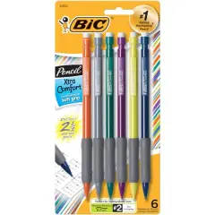 BIC&reg; Matic Grip 0.7mm Medium Point Mechanical Pencils, 6 Packs of 6