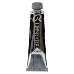 Rembrandt&reg; Artists' Oil Colour, 40mL Ivory Black