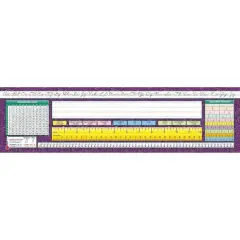 Traditional Cursive Intermediate Desk Plates, 3 Bundle Packs