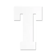 13" White MDF Uppercase Letter by Make Market&reg; T