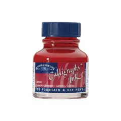 Winsor & Newton&reg; Calligraphy Ink, 30mL Crimson