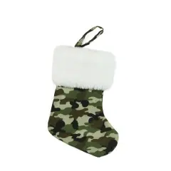 7" Camouflage Mini Christmas Stocking