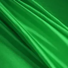 Flag Green Stretch Charmeuse