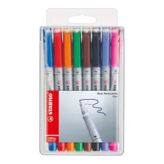 Stabilo&reg; Water-Soluble Fine OH Pen 8 Color Set