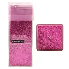 4.5oz. Extra Fine Glitter by Recollections&trade; Raspberry