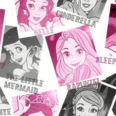 Disney&reg; Princess Photos Cotton & Spandex Fabric