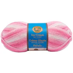Lion Brand&reg; Ice Cream&reg; Big Scoop Yarn Strawberry