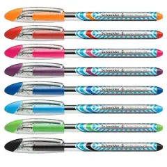Schneider&reg; Assorted Slider Ballpoint Stick Pen, 8 Pack
