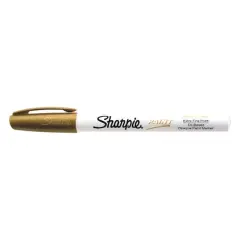 Sharpie&reg; Oil-Based Paint Marker, Extra Fine Point Metallic Gold