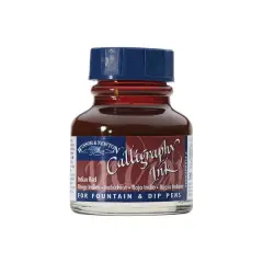 Winsor & Newton&reg; Calligraphy Ink, 30mL Indian Red