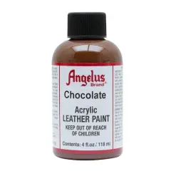 Angelus&reg; Acrylic Leather Paint, 4oz. Chocolate