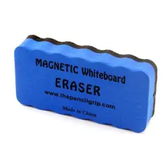 The Pencil Grip&trade; 2" x 4" Royal Blue Magnetic Whiteboard Eraser, 24 Pack