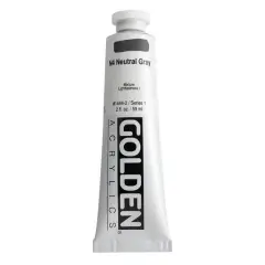 Golden&reg; 2oz. Heavy Body Acrylic Paint N4 Neutral Gray
