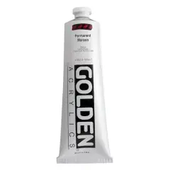 Golden&reg; Heavy Body Acrylic Paint, 5oz. 1252 Permanent Maroon