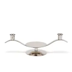 Hortense B. Hewitt Co. Silver Scroll Candle Stand