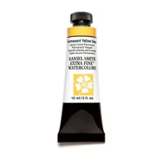 Daniel Smith Extra Fine&trade; Watercolor Paint, 15mL Permanent Yellow Deep