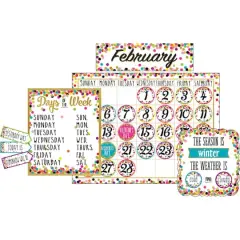Carson-Dellosa&trade; Confetti Calendar Bulletin Board Display
