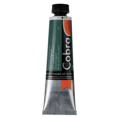 Cobra Artist Water Mixable Oil Colour, 40mL 668 Chromium Oxide Green