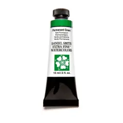 Daniel Smith Extra Fine&trade; Watercolor Paint, 15mL Permanent Green