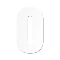 13" White MDF Uppercase Letter by Make Market&reg; O