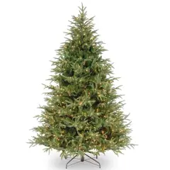 6.5 ft. Pre-Lit Frasier Grande Full Artificial Christmas Tree, Clear Lights