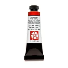 Daniel Smith Extra Fine&trade; Watercolor Paint, 15mL Transparent Pyrrol Orange