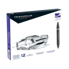 Prismacolor&reg; Premier&reg; Cool Grey Chisel/Fine Art Marker Set
