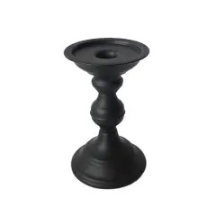Black Metal Pillar Candle Holder By Ashland&reg;