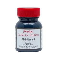 Angelus&reg; Collector Edition Acrylic Leather Paint, 1oz. Mid-Navy 8
