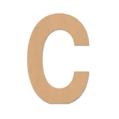 8" MDF Block Letter by Make Market&reg; C