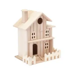 8.5" Two Story Cottage Birdhouse by Make Market&reg;