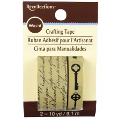 Recollections&trade; Washi Tape, Script & Keys