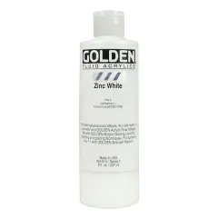 Golden&reg; Fluid Acrylics, 8oz. Zinc White