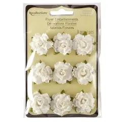 Recollections&trade; Signature White Rose Embellishments