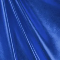 Royal Blue Foil Metallic Spandex