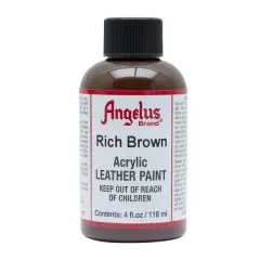 Angelus&reg; Acrylic Leather Paint, 4oz. Rich Brown
