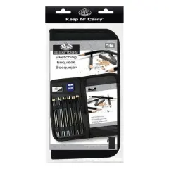 Royal & Langnickel&reg; Essentials&trade; Keep N' Carry&trade; Sketching Set