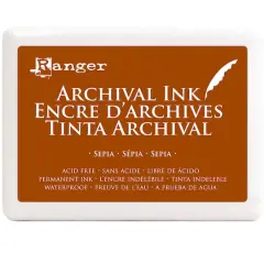 Ranger Archival Ink&trade; Jumbo Pad Sepia