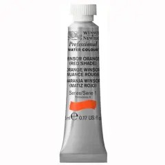 Winsor & Newton&reg; Professional Water Colour&trade; Paint, 5mL Winsor Orange (Red Shade)