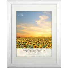 2 Pack Lifestyles 11" x 14" White Frames with Mat by Studio D&eacute;cor&reg;
