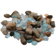 Mixed Glass & Stone Pebbles by Ashland&trade;
