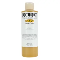 Golden&reg; Fluid Acrylics, 8oz. Yellow Ochre