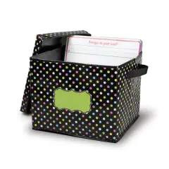 Chalkboard Brights Storage Box with Lid