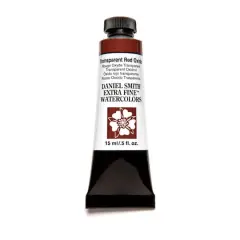 Daniel Smith Extra Fine&trade; Watercolor Paint, 15mL Transparent Red Oxide